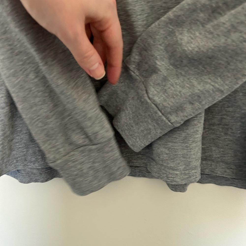 Polo Ralph Lauren‎ Gray Shirt Hoodie Size Medium 100% Cotton Lightweight - Picture 8 of 9